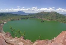 Taal volcano in the Philippines